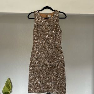 J. Crew leopard print dress